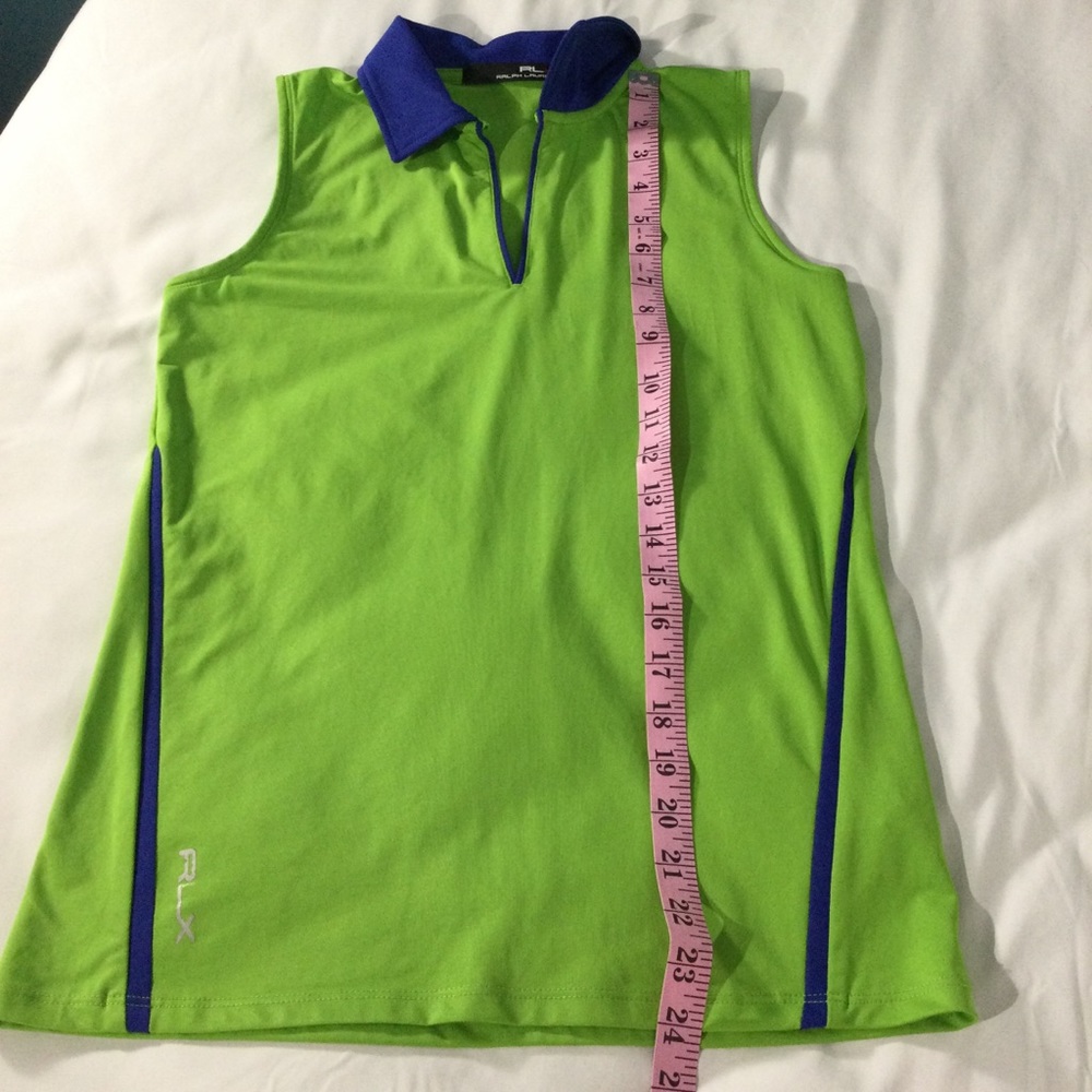 RLX Ralph Lauren Golf Collar Sleeveless Tank Polo - Picture 12 of 12